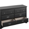 Picture of Bristol 6 Drawer Dresser, Black *D