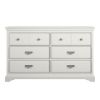 Picture of Bristol 6 Drawer Dresser, White *D