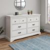 Picture of Bristol 6 Drawer Dresser, White *D
