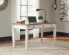 Picture of Realyn Home Office Lift Top Desk, White/Brown *D