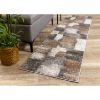 Picture of Breeze Gray Ivory Brown 2x8 Rug