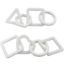 Picture of White Contemporary Chain Sculpture