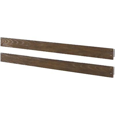 Picture of Olivia Dark Wood Full Size Bed Rails ONLY