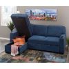 Picture of Byron Blue 2PC Sleeper Sectional with Chaise
