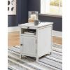 Picture of Treytown White Chairside Table