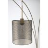 Picture of Brushed Gold Arc Lamp Marble Base