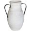 Picture of Jarron Vase Metal Handle Weathered White