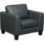 Picture of Kyra Steel Gray Leather Chair