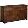 Picture of Parota 7 Drawer Dresser