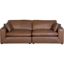 Picture of Emilia Carmel Leather 2 Piece Sectional