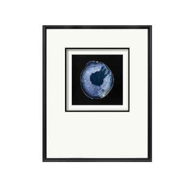 Picture of Blue Agate Black Frame
