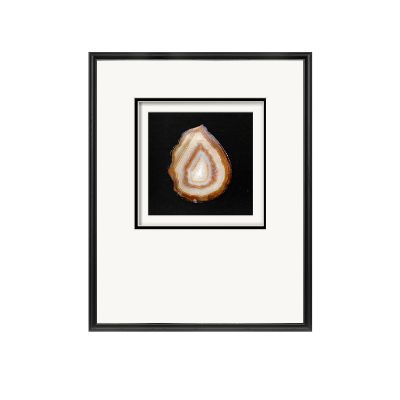 Picture of Natural Agate Black Frame