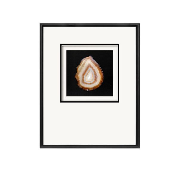 Picture of Natural Agate Black Frame