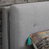 Picture of Eastern Upholstery Gray King Bed