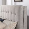 Picture of Eastern Upholstery Gray King Bed