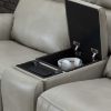Picture of Fraser Pewter Glider Recliner Loveseat
