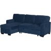 Picture of Byron Blue 2PC Sleeper Sectional with Chaise