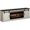 Picture of 80" Fireplace Console with Insert