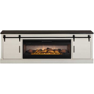 Picture of 80" Fireplace Console with Insert