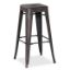 Picture of Black 30" Metal Barstool