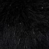 Picture of Black Sparkle Shag Pouf