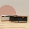 Picture of Daphne 62" TV Console, Walnut and Black *D