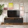 Picture of Daphne 62" TV Console, Walnut and Black *D
