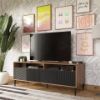 Picture of Daphne 62" TV Console, Walnut and Black *D