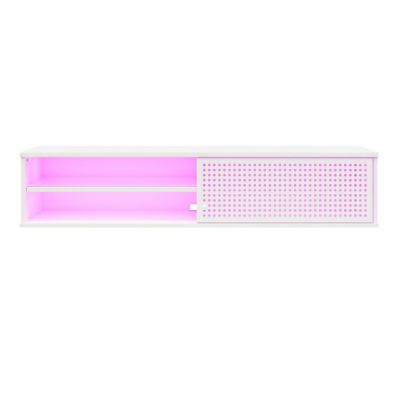 Picture of Glitch 57" Floating TV Stand , White *D