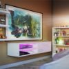 Picture of Glitch 57" Floating TV Stand , White *D