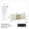 Picture of Her Majesty 59" TV Stand, Black *D