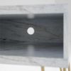 Picture of Athena 42" TV Stand, White Faux Marble *D