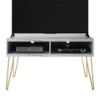 Picture of Athena 42" TV Stand, White Faux Marble *D
