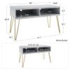 Picture of Athena 42" TV Stand, White Faux Marble *D
