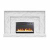 Picture of Liberty 52" Mantel Fireplace, White Faux Marble *D