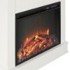 Picture of Mateo 29" Electric Fireplace, White *D