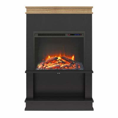 Picture of Mateo 29" Electric Fireplace, Black with Natural *D