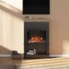 Picture of Mateo 29" Electric Fireplace, Black with Natural *D