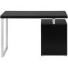 Picture of 48" Black and Silver 3-drawer Reversible Computer