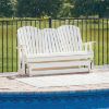 Picture of Hyland Wave Gliding Love Seat White