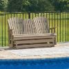 Picture of Hyland Wave Gliding Love Seat Natural