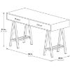 Picture of Vivid White Writing Desk