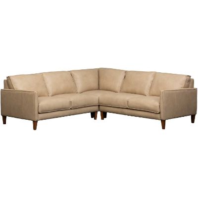 Picture of Dutton Italian All Leather 3 Piece Sectional
