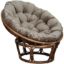 Picture of Rattan Papasan Chair with Cushion