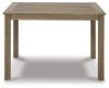Picture of Aria Plains Square Dining Table, Light Brown