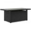 Picture of Beachcroft Rectangular Fire Pit Table, Black