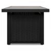 Picture of Beachcroft Rectangular Fire Pit Table, Black