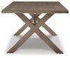Picture of Beach Front Rect Dining Table W/Umb Opt, Beige