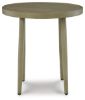 Picture of Swiss Valley Round End Table, Beige