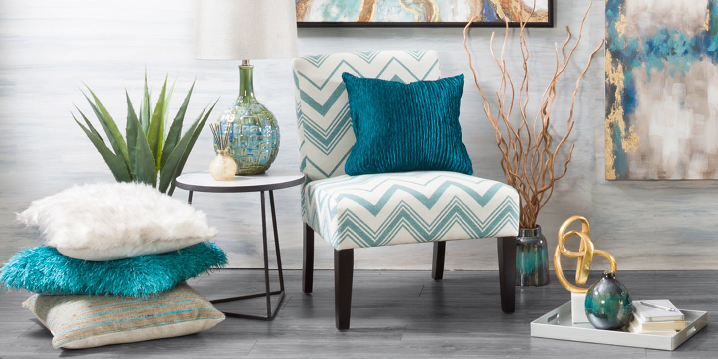 Teal Accent Pillow
